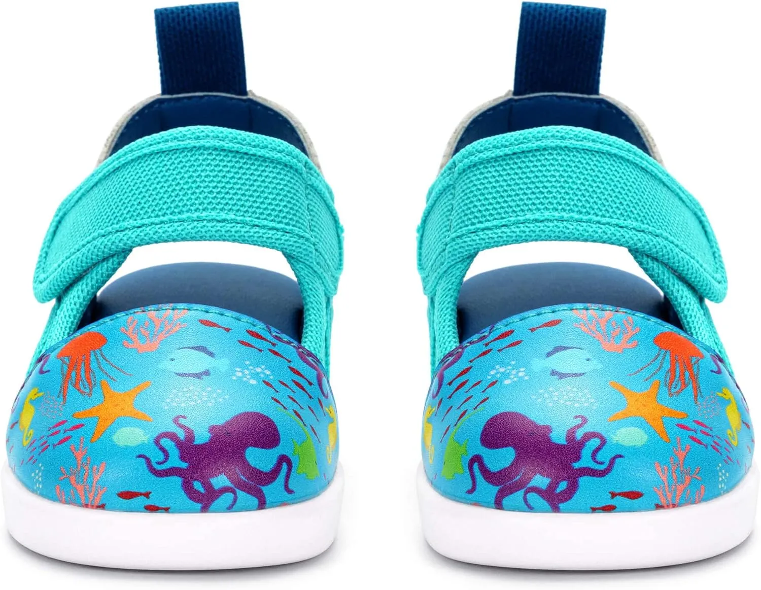 ikiki Non-Squeaky Sandals for Toddlers/Little Kids, Closed Toe