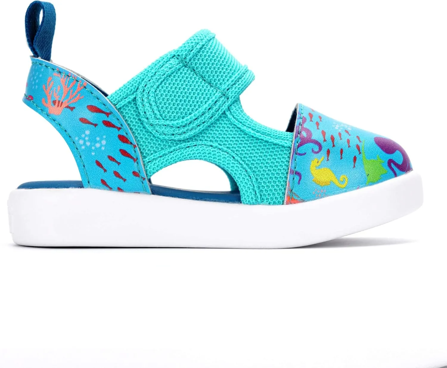 ikiki Non-Squeaky Sandals for Toddlers/Little Kids, Closed Toe