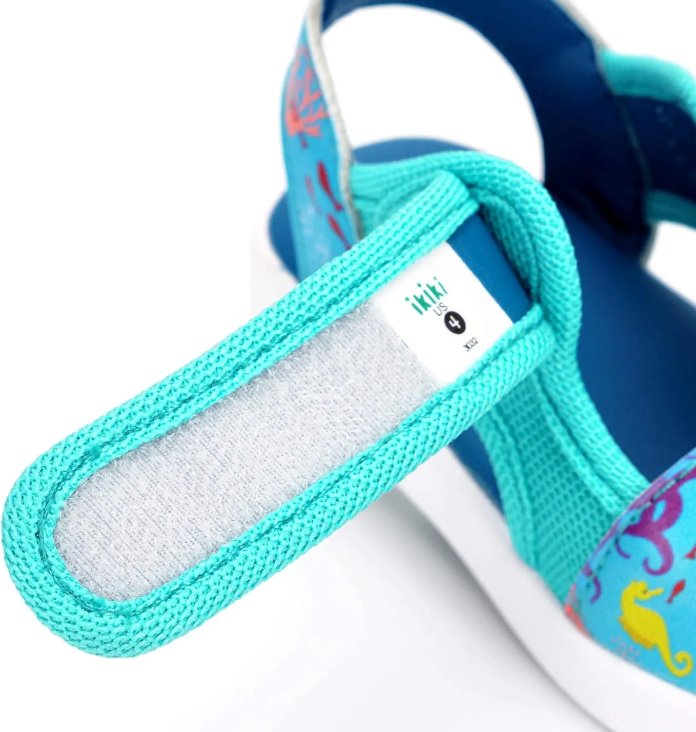 ikiki Non-Squeaky Sandals for Toddlers/Little Kids, Closed Toe