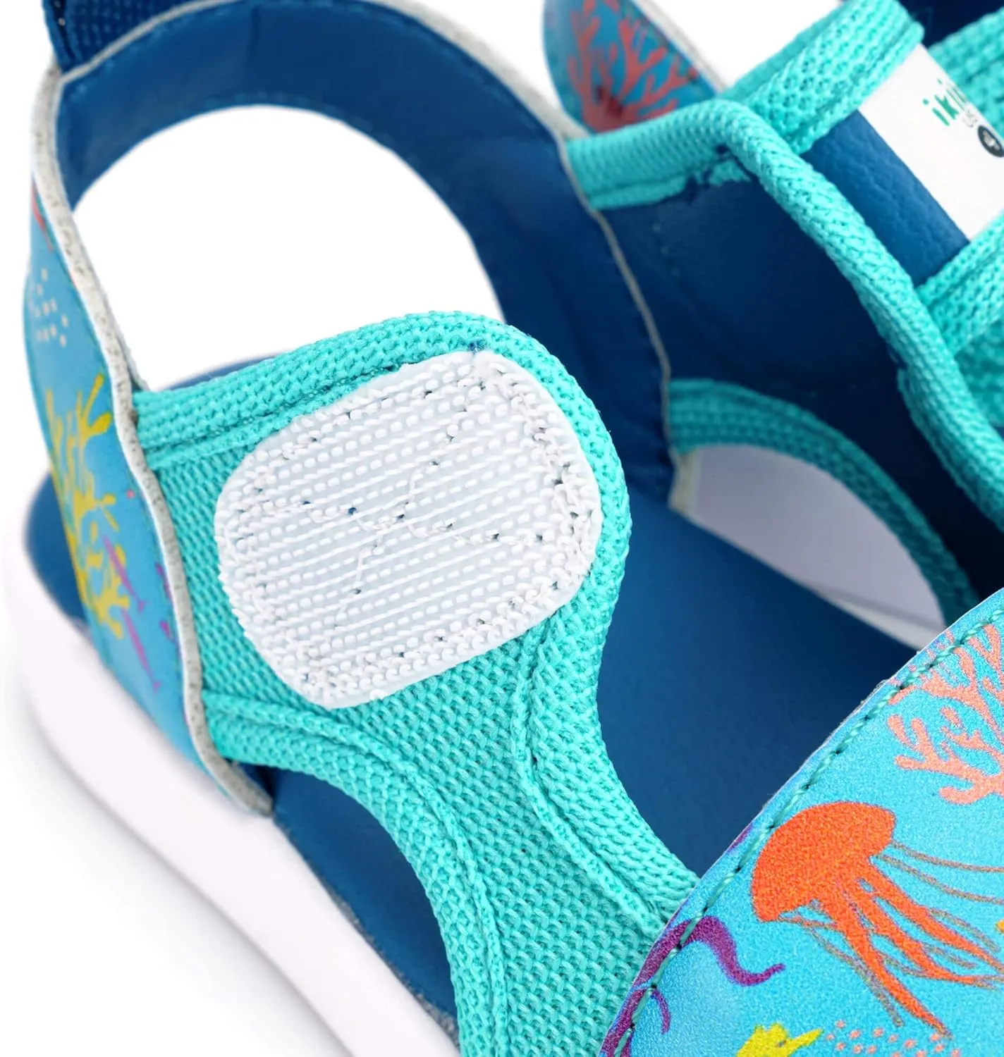 ikiki Non-Squeaky Sandals for Toddlers/Little Kids, Closed Toe