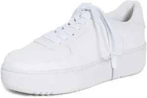Jeffrey Campbell Women's Court Sneakers, White, 5.5 Medium US