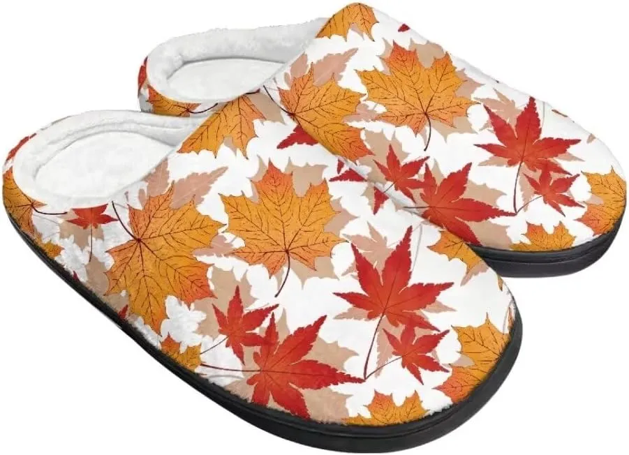 Jeiento Slippers for Women Warm Cotton Memory Foam Scuff Slippers Fuzzy Fluffy Spa Hotel House Home Indoor Slippers for Ladies