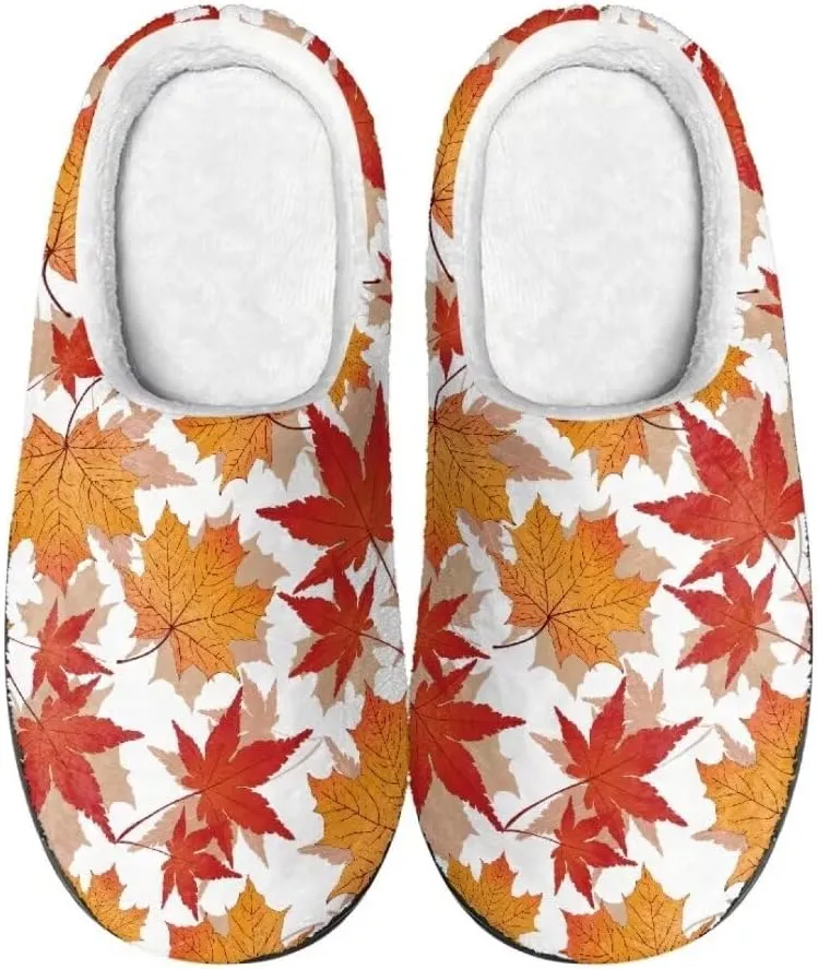 Jeiento Slippers for Women Warm Cotton Memory Foam Scuff Slippers Fuzzy Fluffy Spa Hotel House Home Indoor Slippers for Ladies