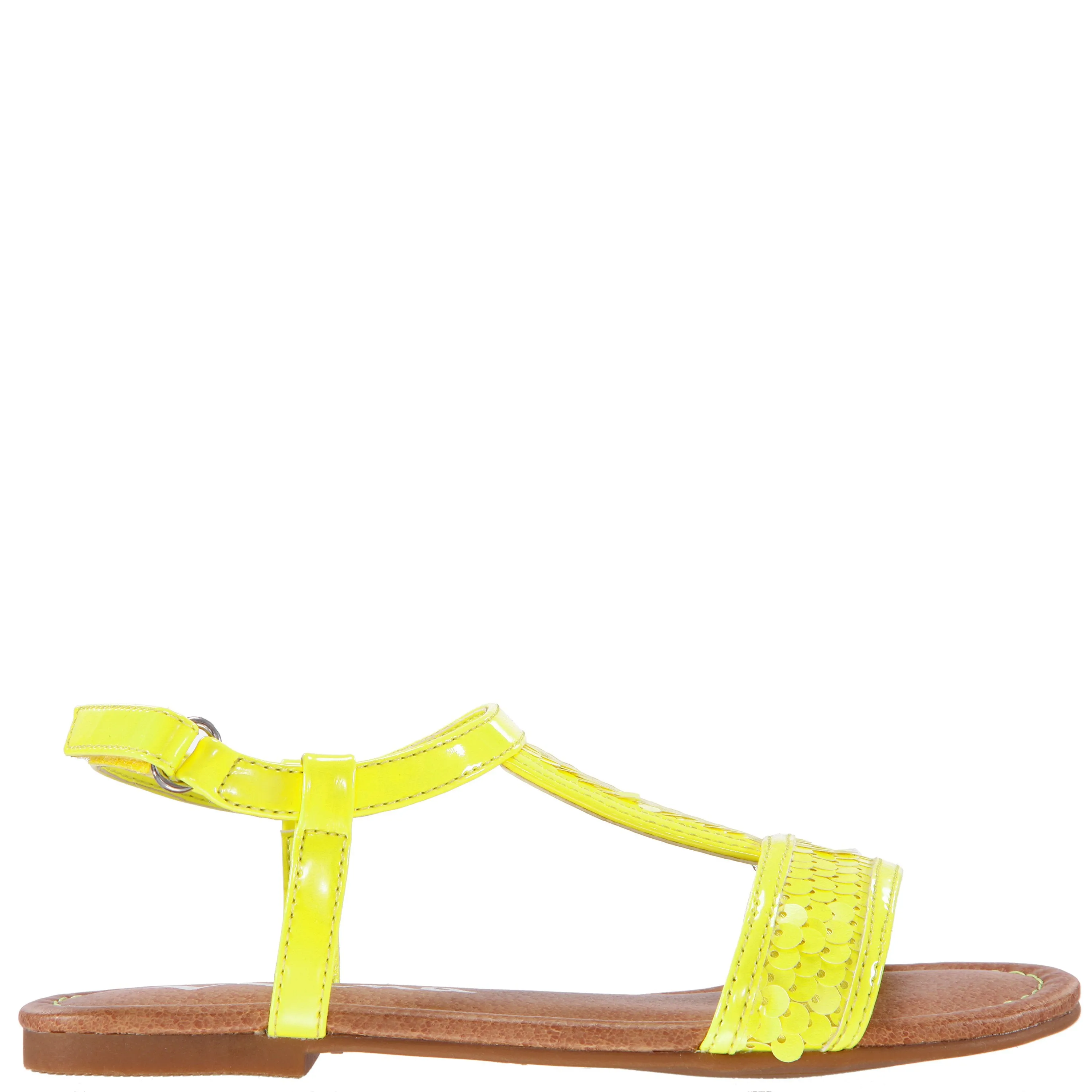 JENELLE-NEON YELLOW-SEQUIN