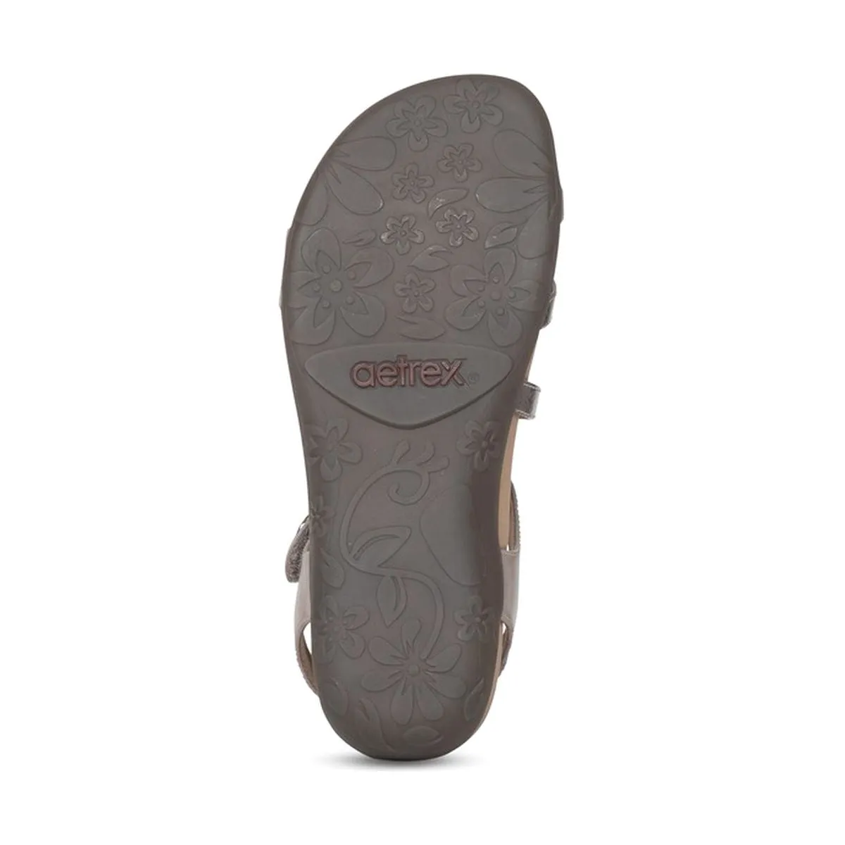 Jess Adjustable Quarter Strap Sandal in Smoke