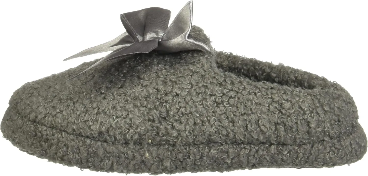 Jessica Simpson Unisex-Child Plush Marshmallow Slide on House Slipper Clog with Memory Foam