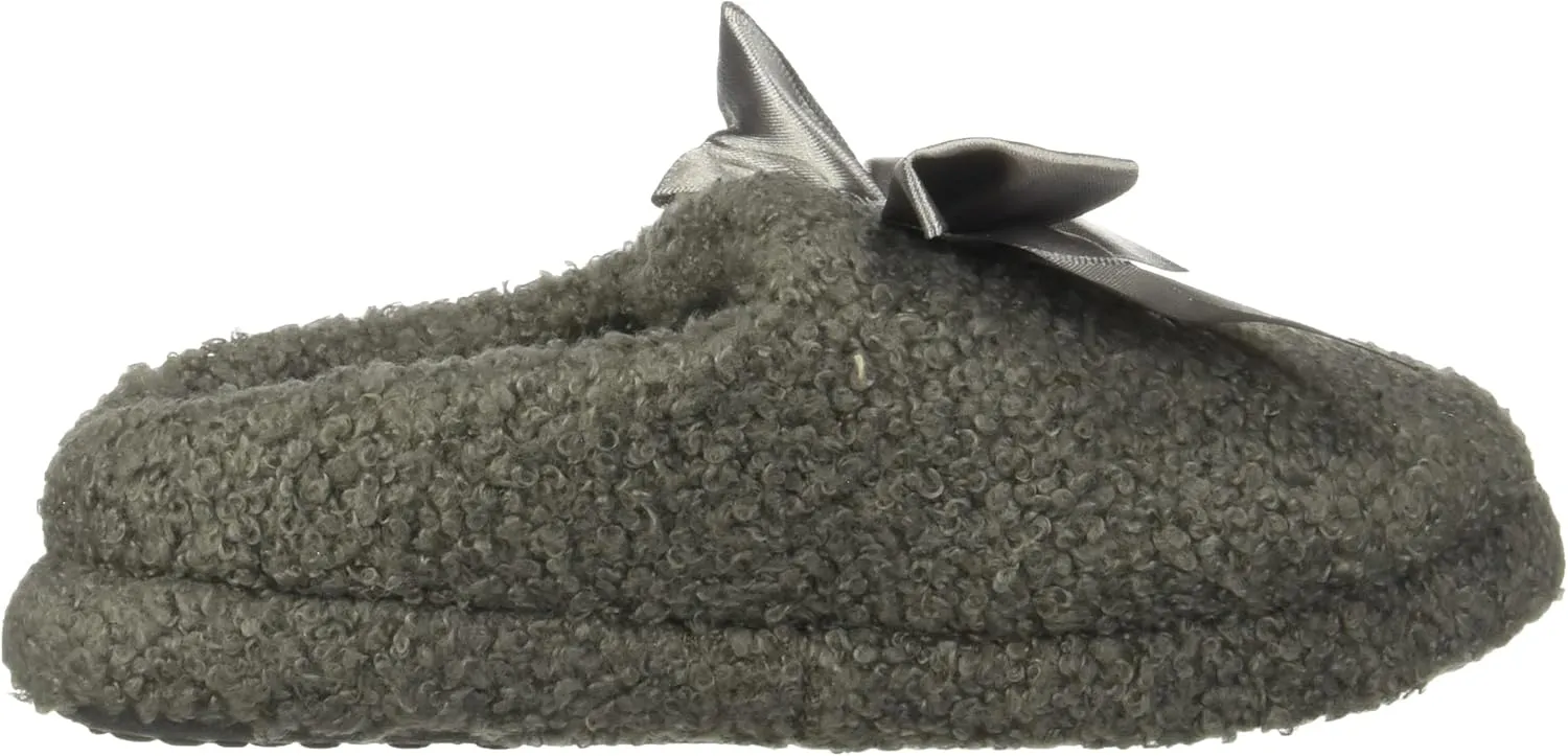 Jessica Simpson Unisex-Child Plush Marshmallow Slide on House Slipper Clog with Memory Foam