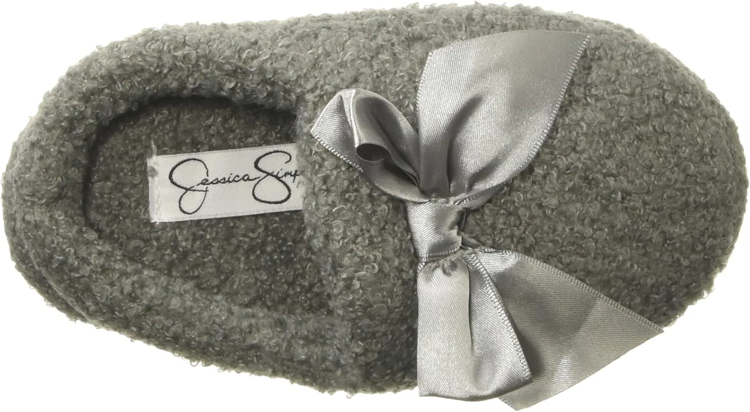 Jessica Simpson Unisex-Child Plush Marshmallow Slide on House Slipper Clog with Memory Foam