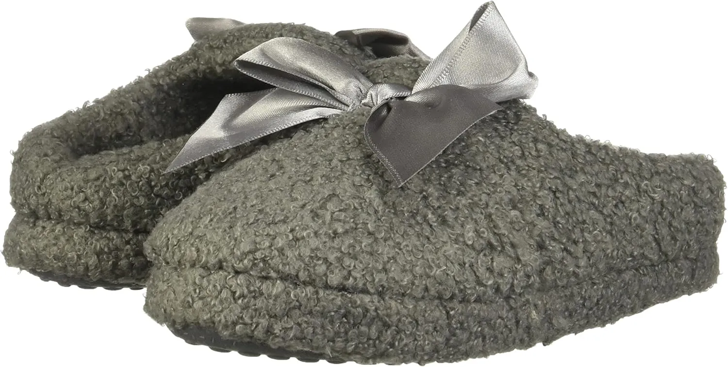 Jessica Simpson Unisex-Child Plush Marshmallow Slide on House Slipper Clog with Memory Foam