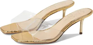 Jessica Simpson Women's Celisha Lucite High Heel Sandals Heeled