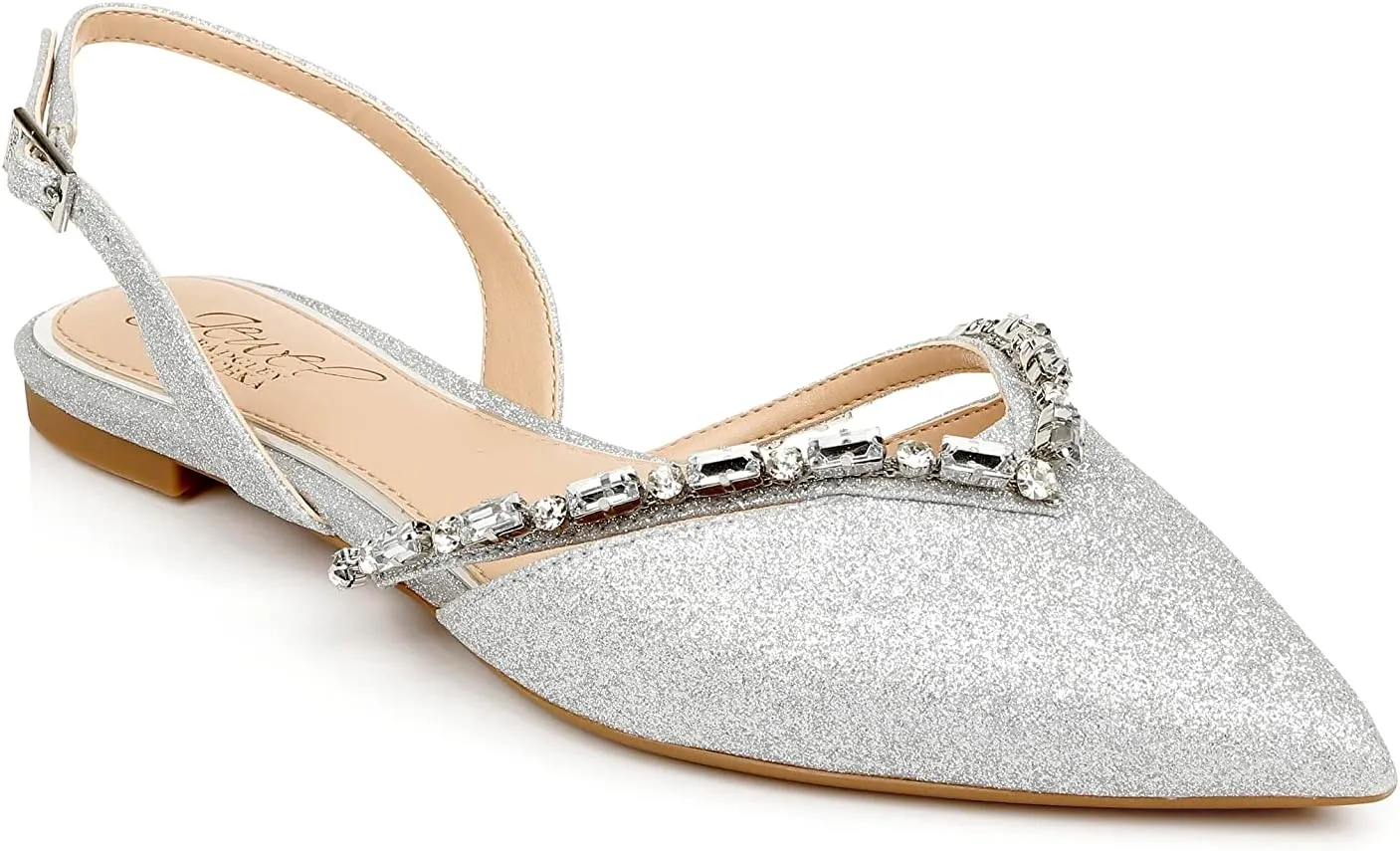 Jewel Badgley Mischka Camden Pointed Flat