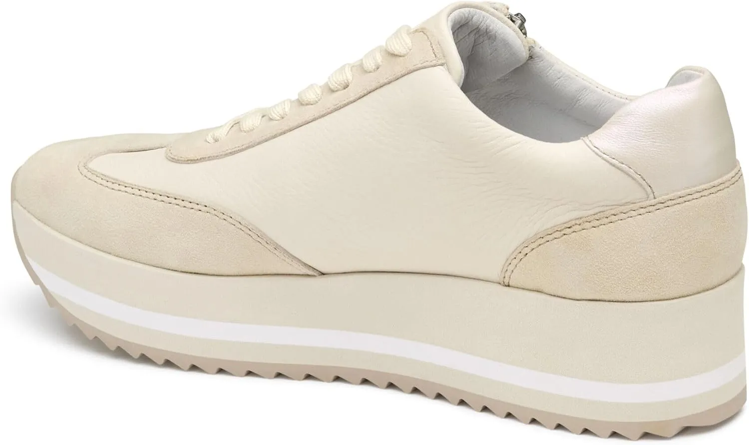Johnston & Murphy Gracie Side-Zip Sneaker for Women – 1.75” Platform Sneaker, Women's Fashion Sneakers, Casual Shoes for Women