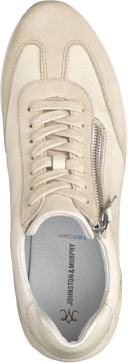Johnston & Murphy Gracie Side-Zip Sneaker for Women – 1.75” Platform Sneaker, Women's Fashion Sneakers, Casual Shoes for Women