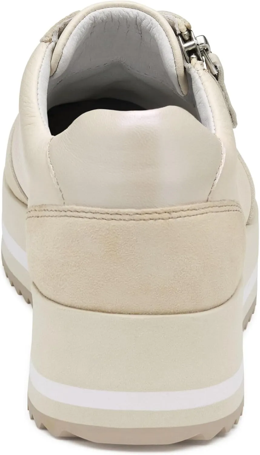 Johnston & Murphy Gracie Side-Zip Sneaker for Women – 1.75” Platform Sneaker, Women's Fashion Sneakers, Casual Shoes for Women