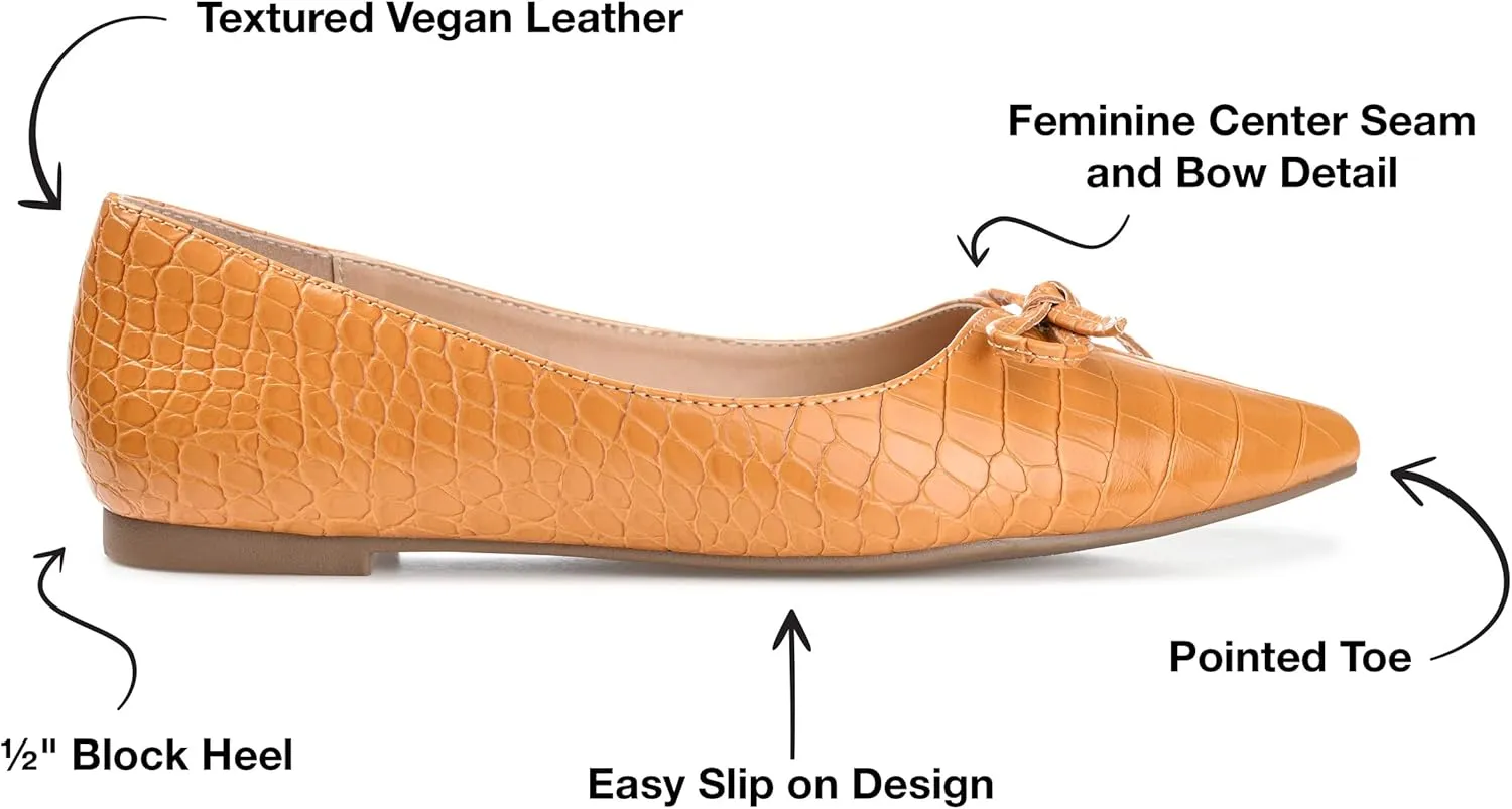 Journee Collection Women's Devalyn Flat Ballet