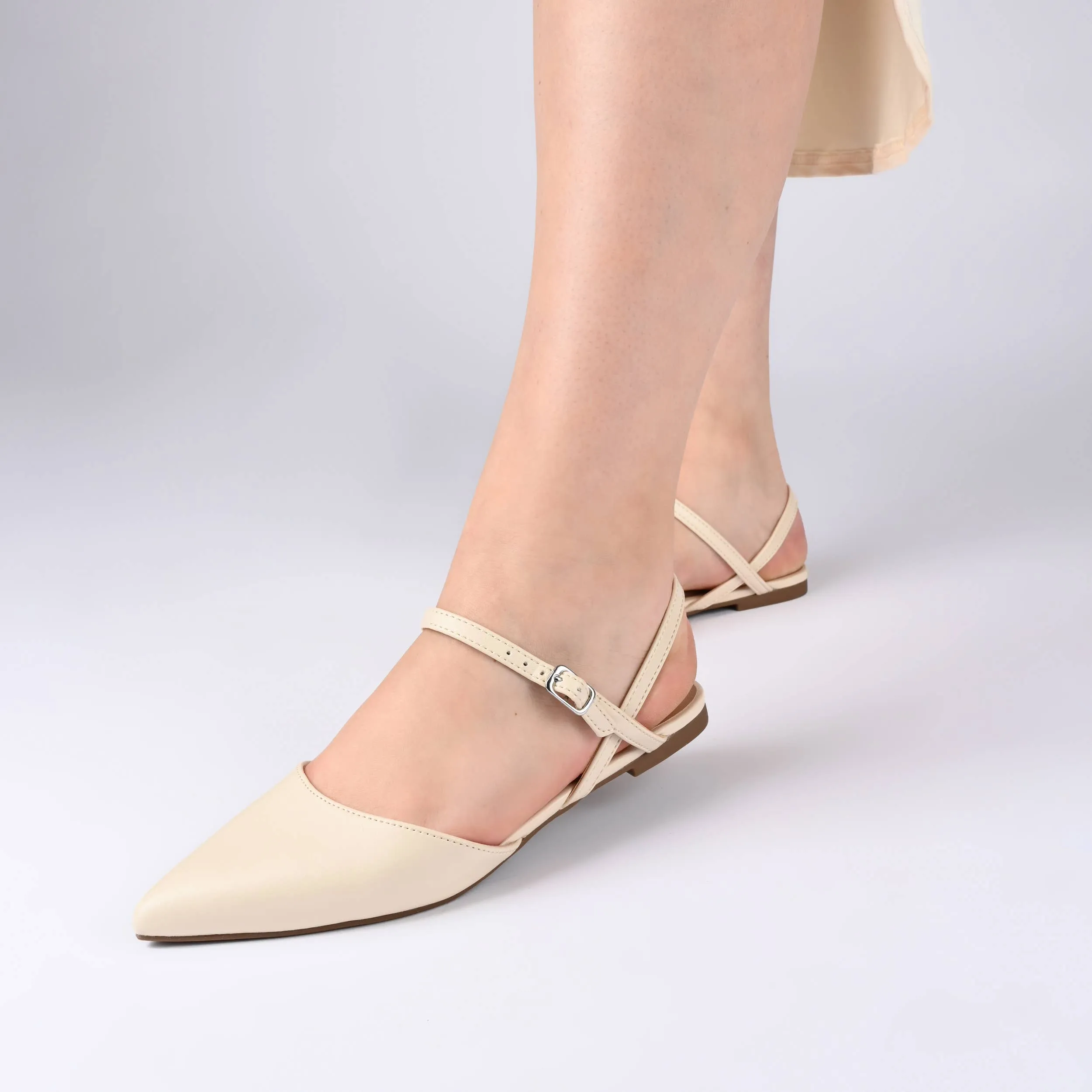 Journee Collection Women's SuperNatural Martine Flats