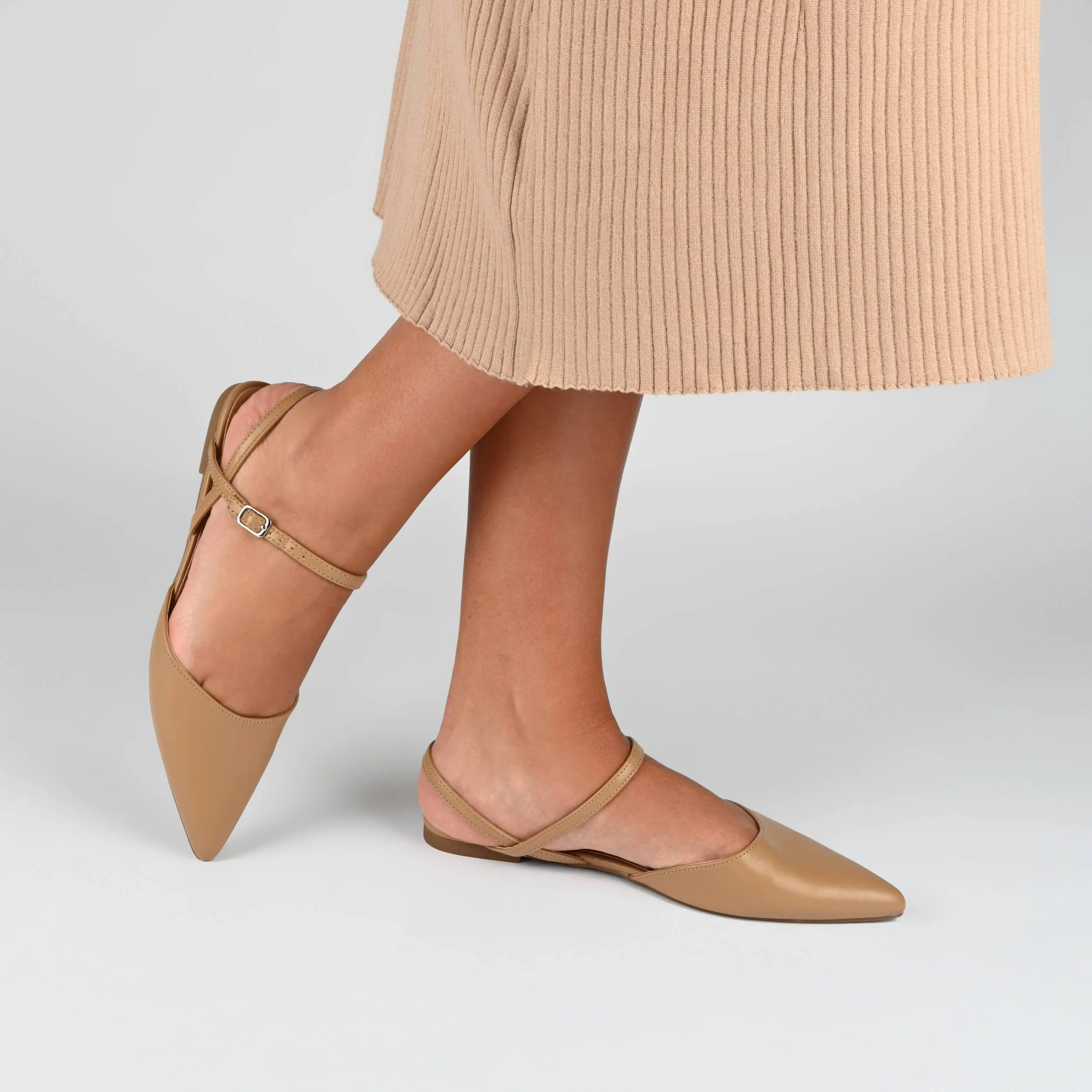 Journee Collection Women's SuperNatural Martine Flats