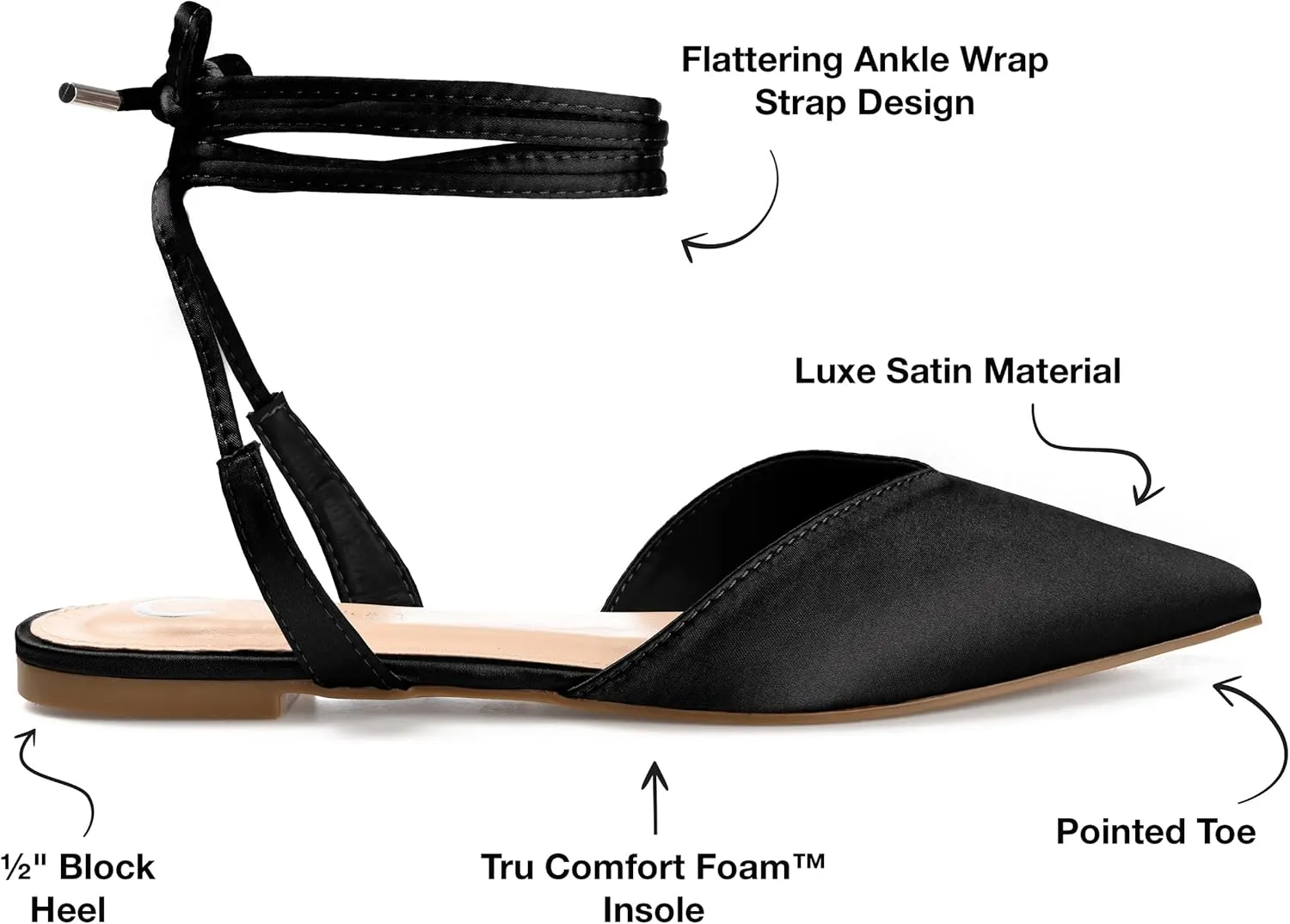 Journee Women's Comfort Foam Theia Flats