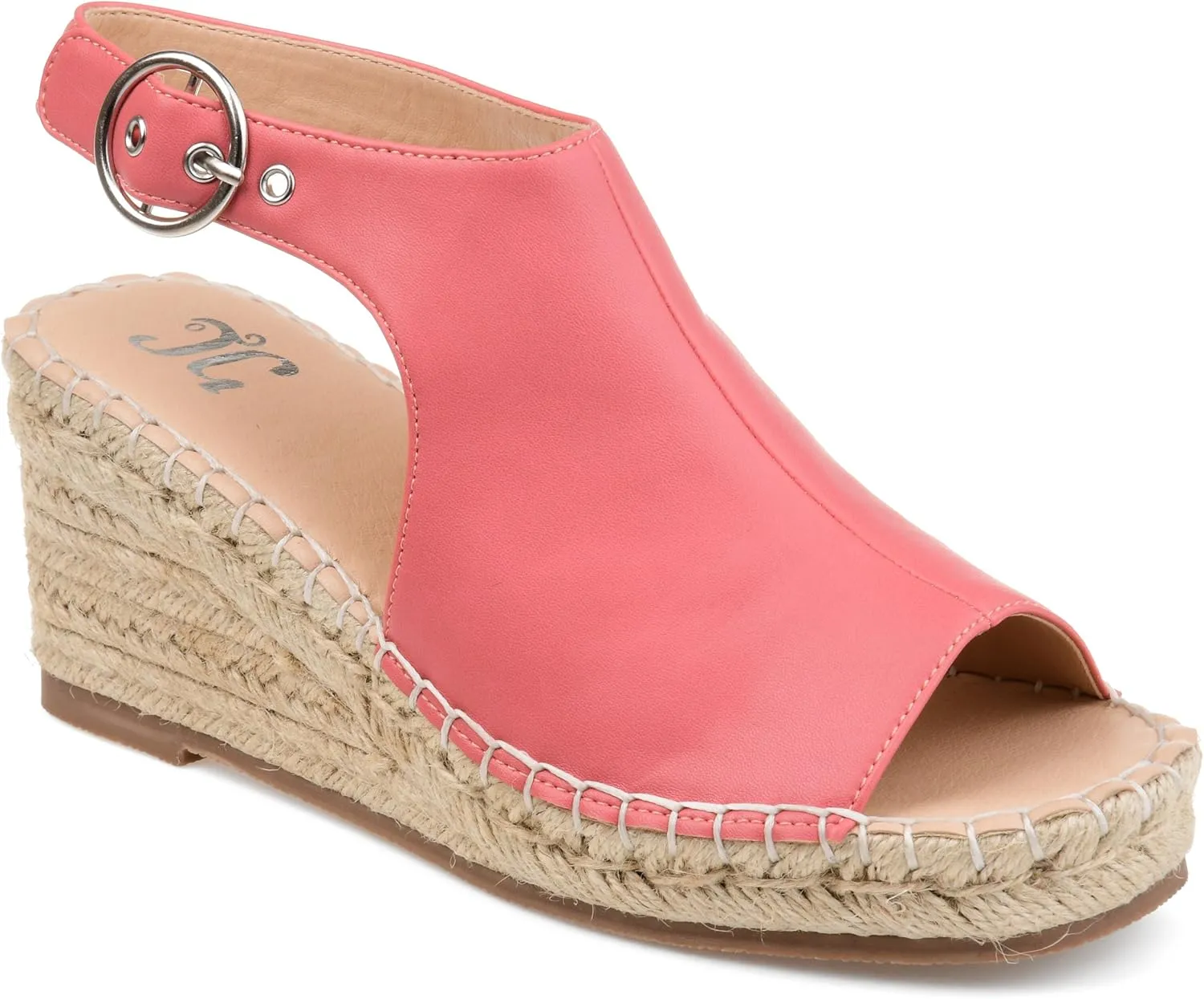 Journee Women's Crew Espadrille Wedge Sandals