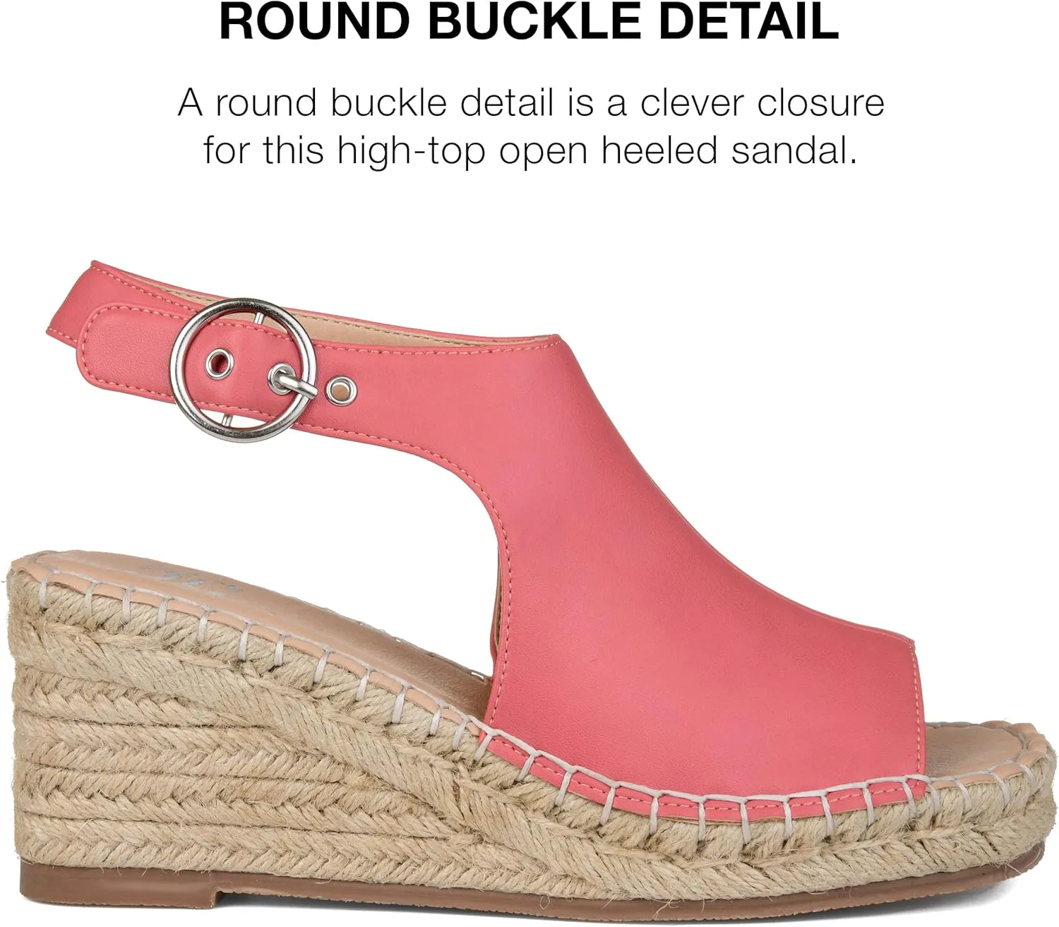 Journee Women's Crew Espadrille Wedge Sandals