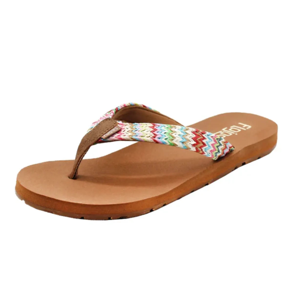 Juno Weave Flip Flop in Multi by Flojos