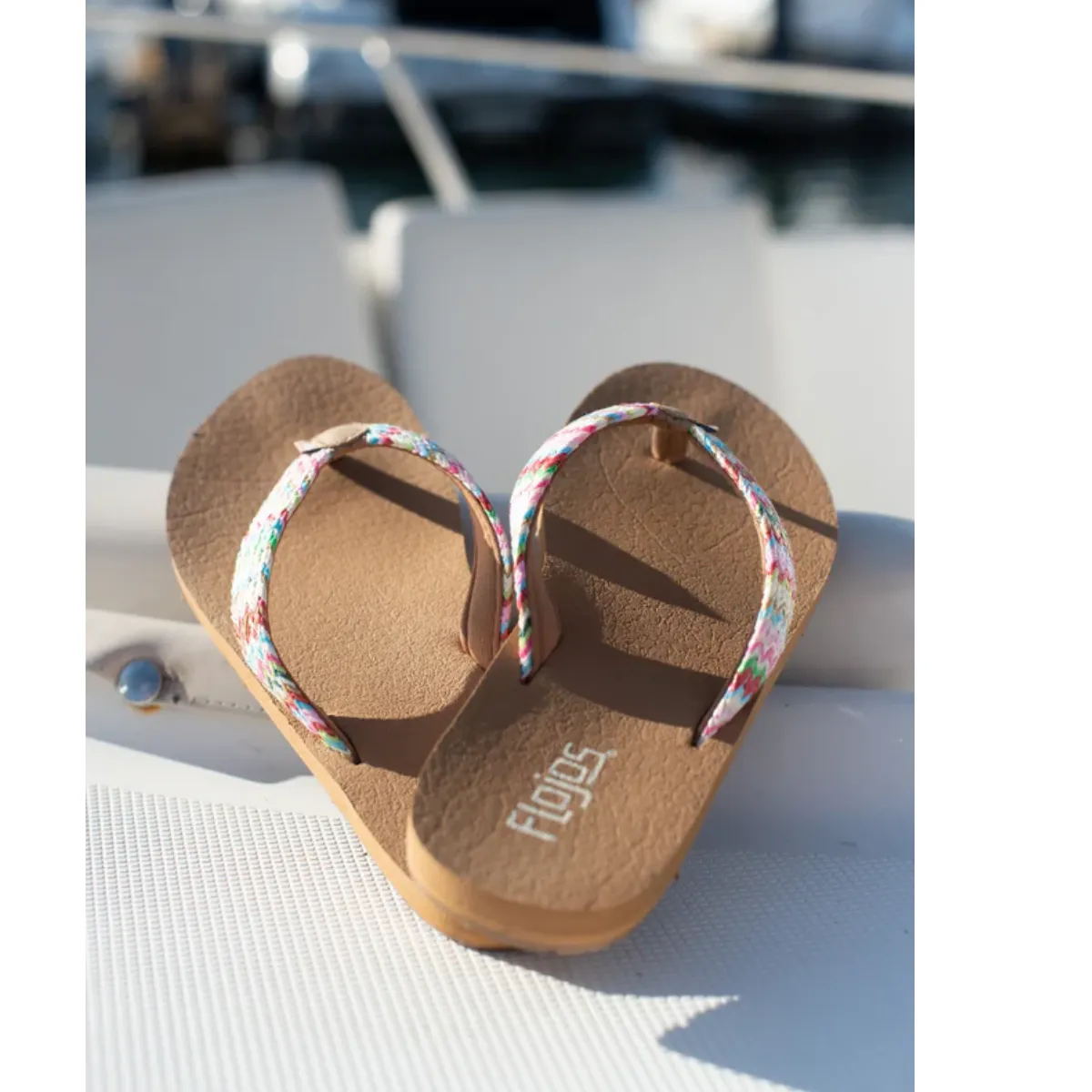 Juno Weave Flip Flop in Multi by Flojos