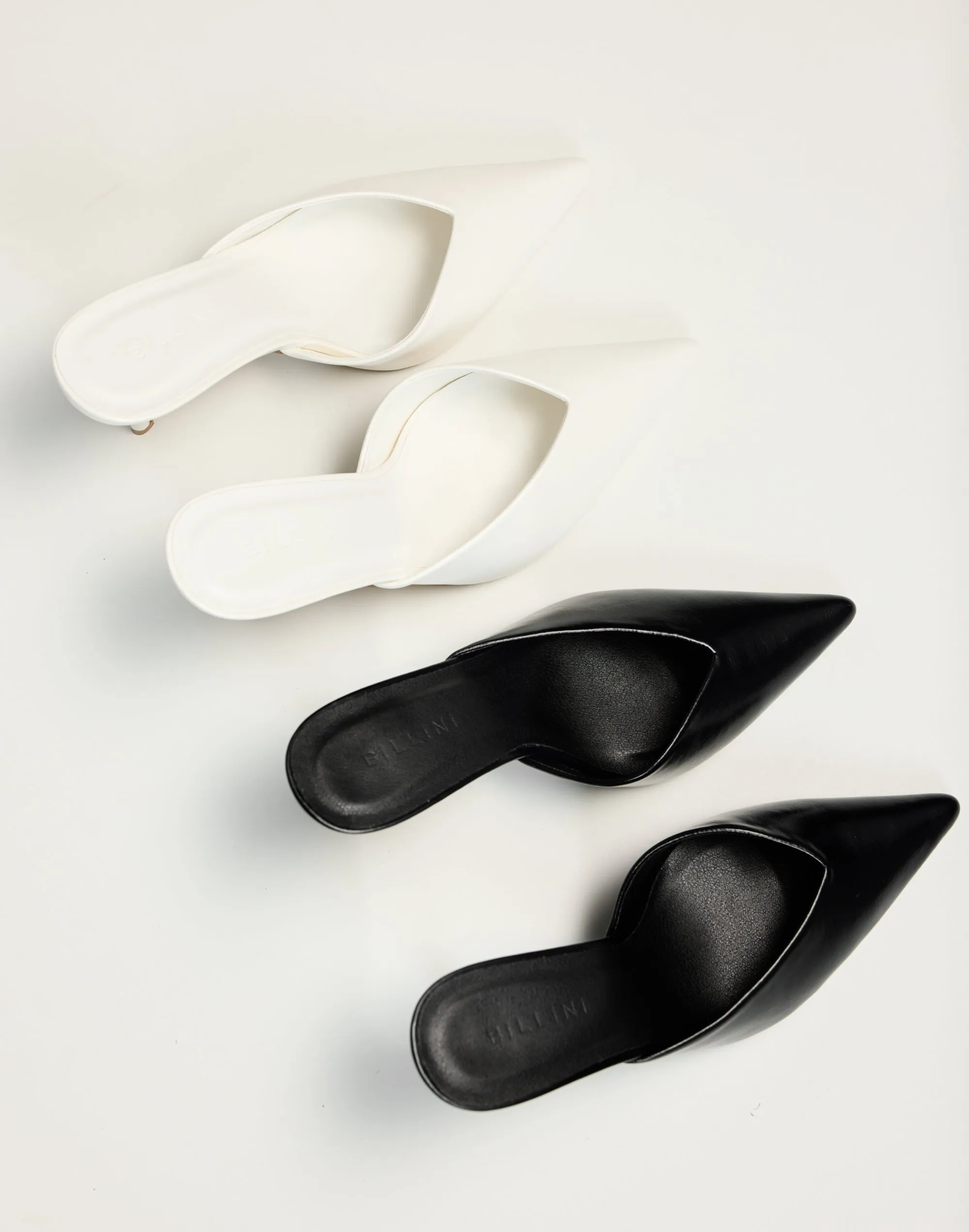 Karey Heels (White Shine) - By Billini