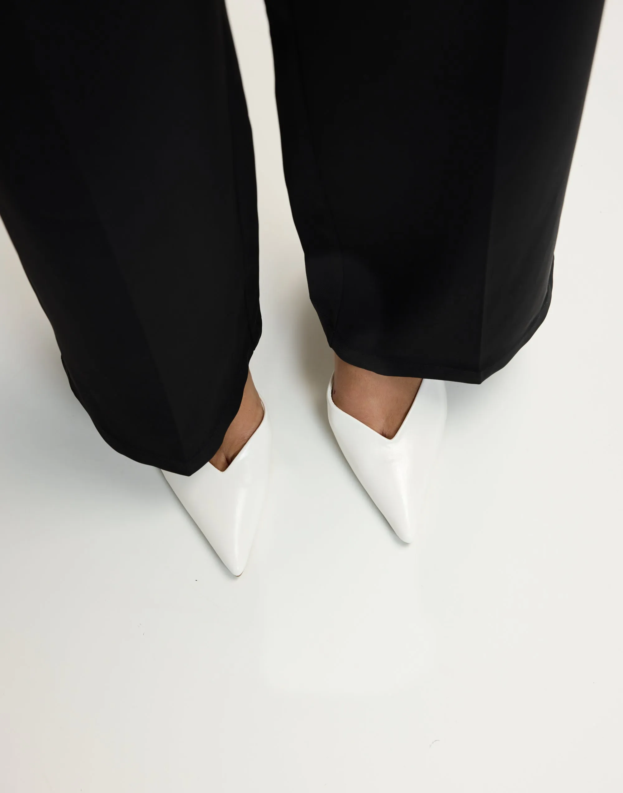 Karey Heels (White Shine) - By Billini