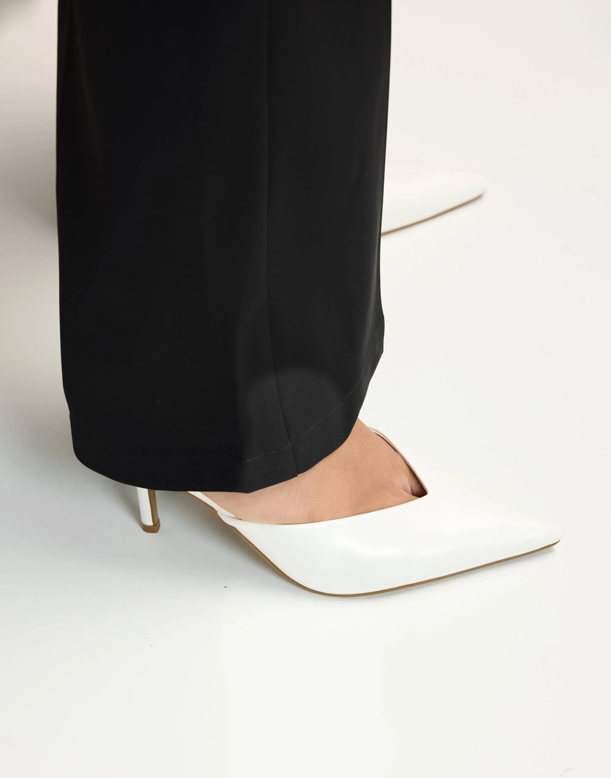 Karey Heels (White Shine) - By Billini