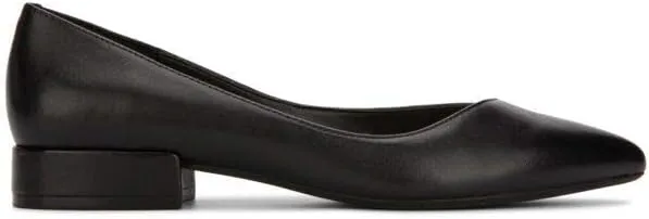 Kenneth Cole Women's Women's Camelia Pointed Toe Ballet Flat Loafer, Black, 5