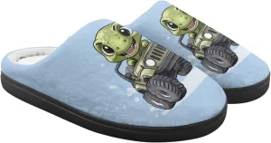 Kids Fluffy Slippers for Boys and Girls, Warm House Slippers for Winter, Soft Cozy Slippers for Indoor Outdoor Walking