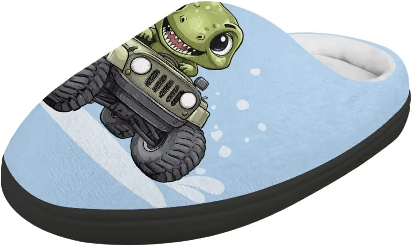 Kids Fluffy Slippers for Boys and Girls, Warm House Slippers for Winter, Soft Cozy Slippers for Indoor Outdoor Walking