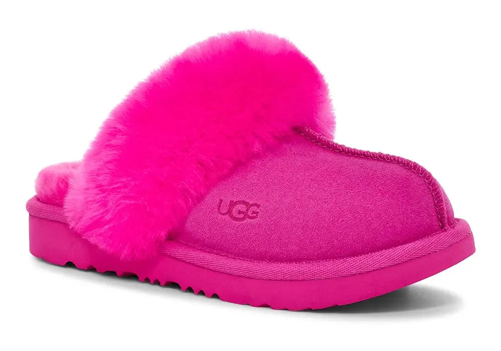 Kids’ UGG Cozy II – Soft & Fluffy Slip-On Slipper for Indoor & Outdoor Wear