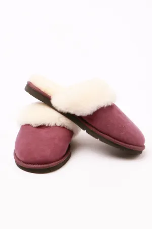 LADIES SHEARLING SCUFF