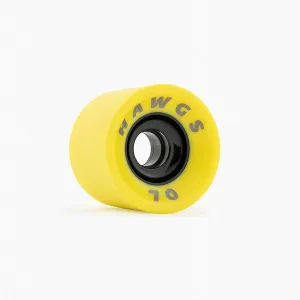 Landyachtz Supreme Hawgs Wheels Stone-Ground 70mm 78a (Flat Banana)