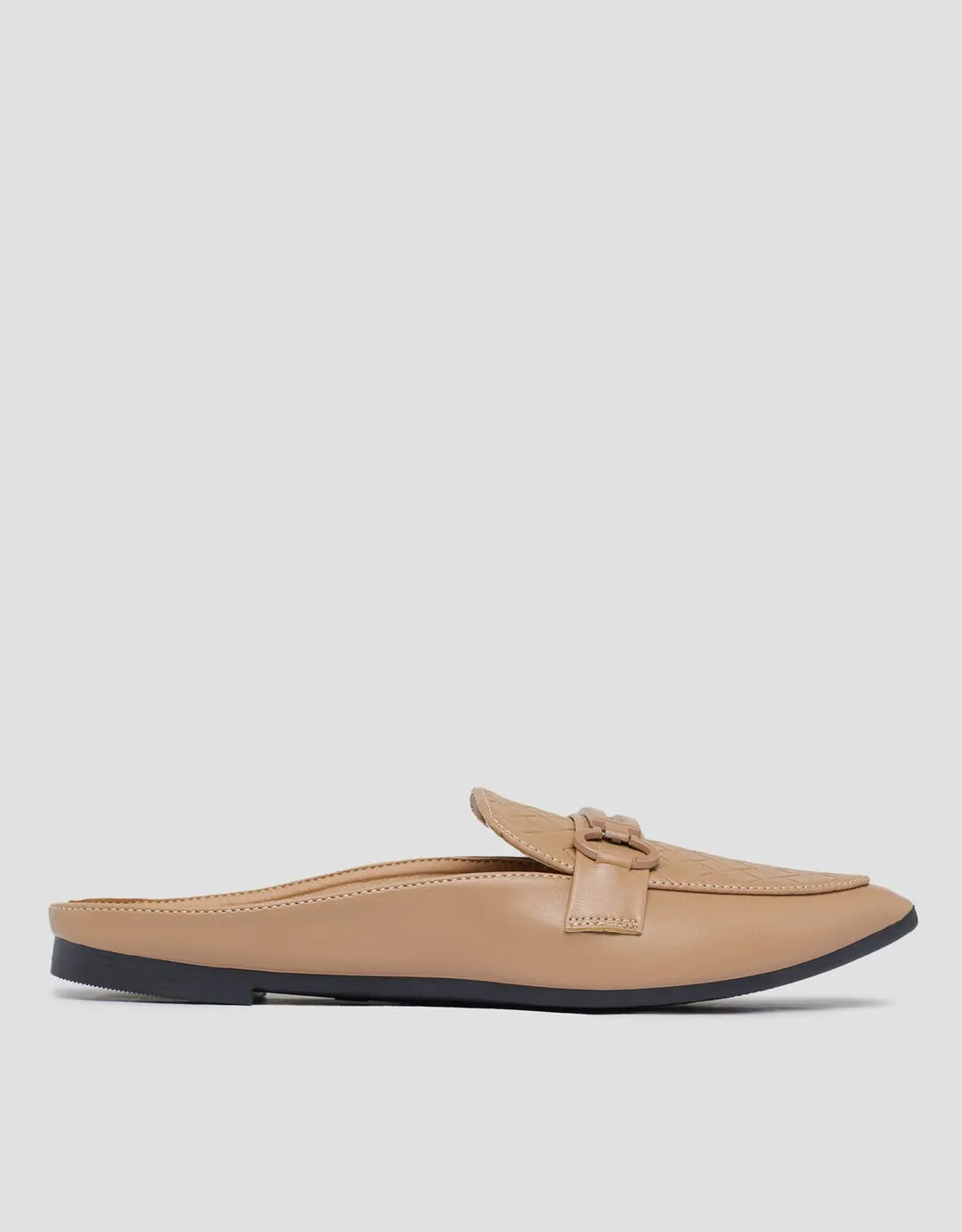 Laviola MSH Braid Texture Sepatu Flat Mules Wanita