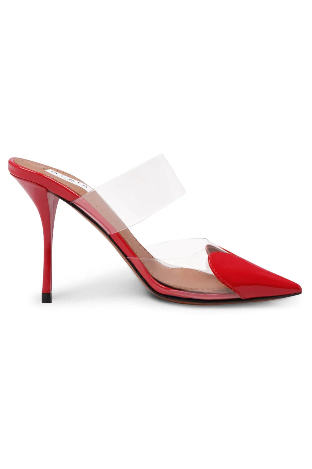 Le Coeur 90mm Patent Mule | Red