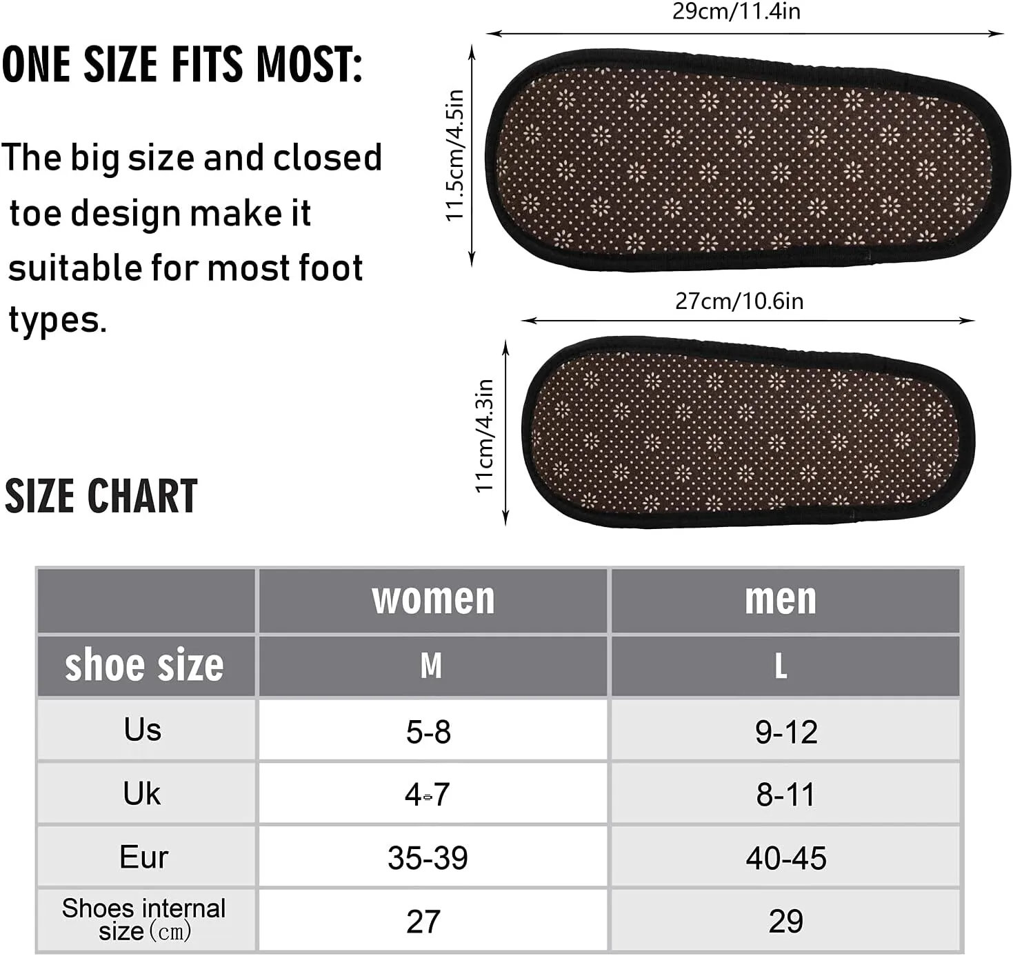 Leaves Brown Gold Watercolor Polka Dots Plush Slippers for Women Men Warm Comfortable Travel Spa Slipper Non-slip House Shoes