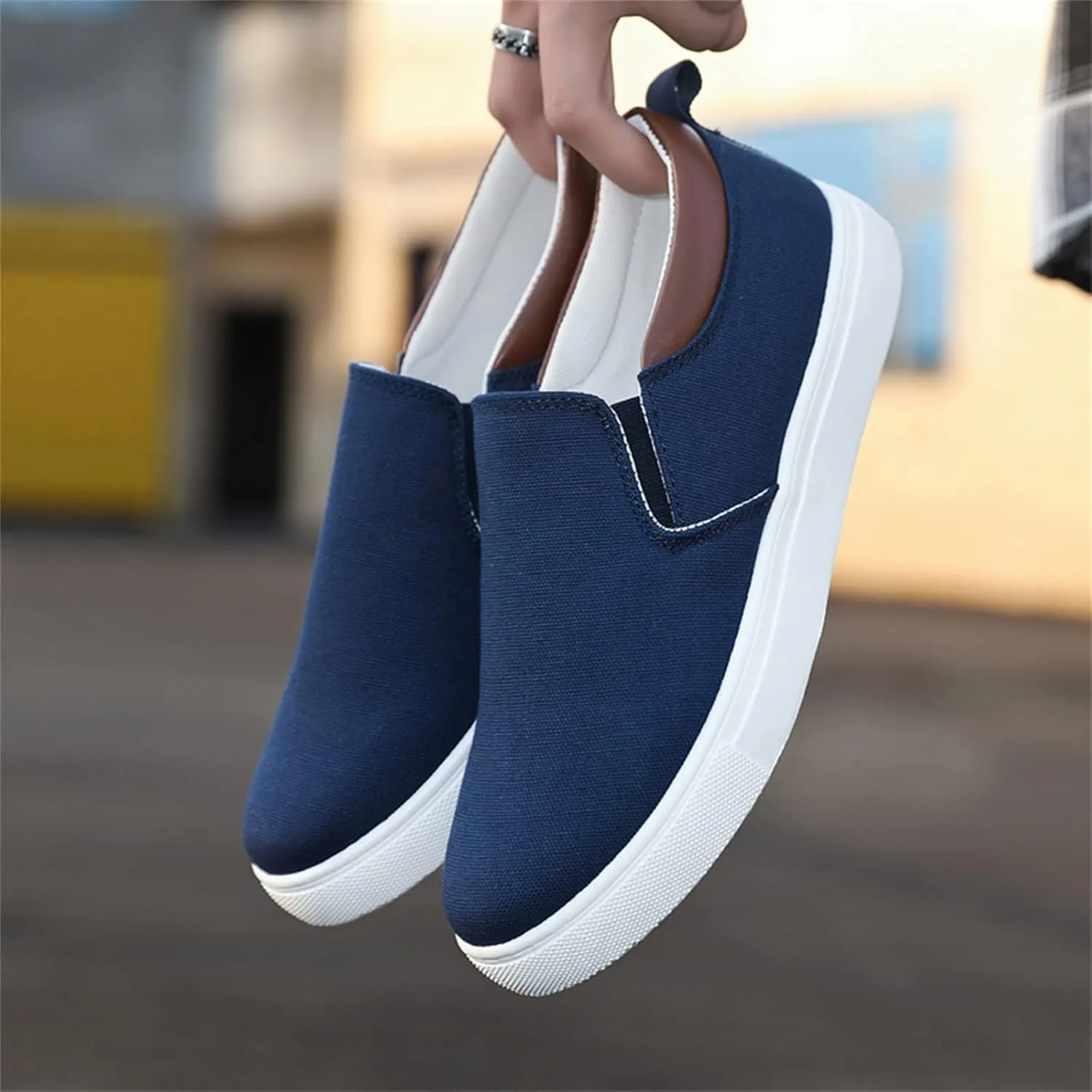 Loafers for Men Casual Slip On Shoes Comfortable Boat Shoes Fashion Flat Walking Shoes with Anti Slip Sole
