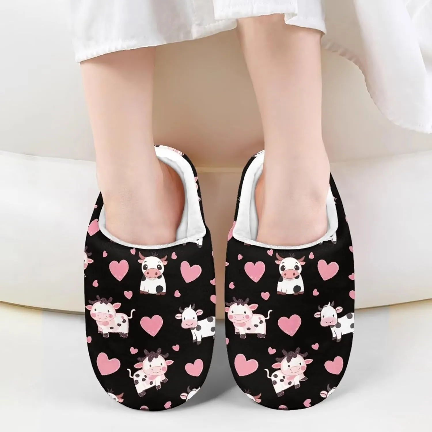 Lotusorchid Kid Bedroom Slipper Memory Foam House Slipper for Girls, Non Slip House Shoes for Boys Warm Cozy Sleep Slipper Home Slipper Indoor Outdoor