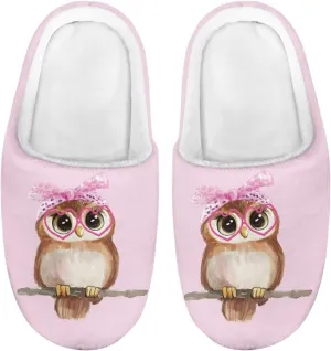 Lotusorchid Kids House Slipper for Boys Girls, Cozy Warm Boys Sleep Slippers with Rubber Sole, Closed Toe Slip On Bedroom Slippers