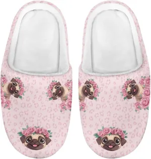 Lotusorchid Slippers for Kids Non Slip Fuzzy Warm Girls House Slipper Anti-Slip Boys Slippers Soft Bedroom Slipper