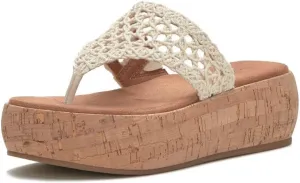 Lucky Brand Women's Jaslene Platform Thong Sandal Wedge