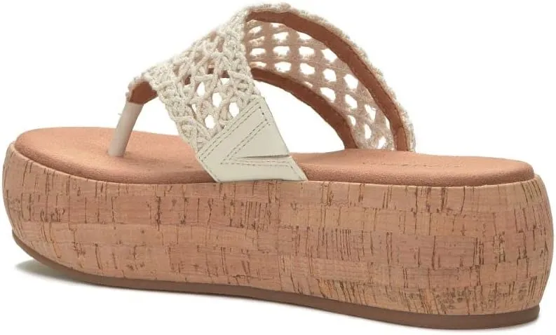Lucky Brand Women's Jaslene Platform Thong Sandal Wedge