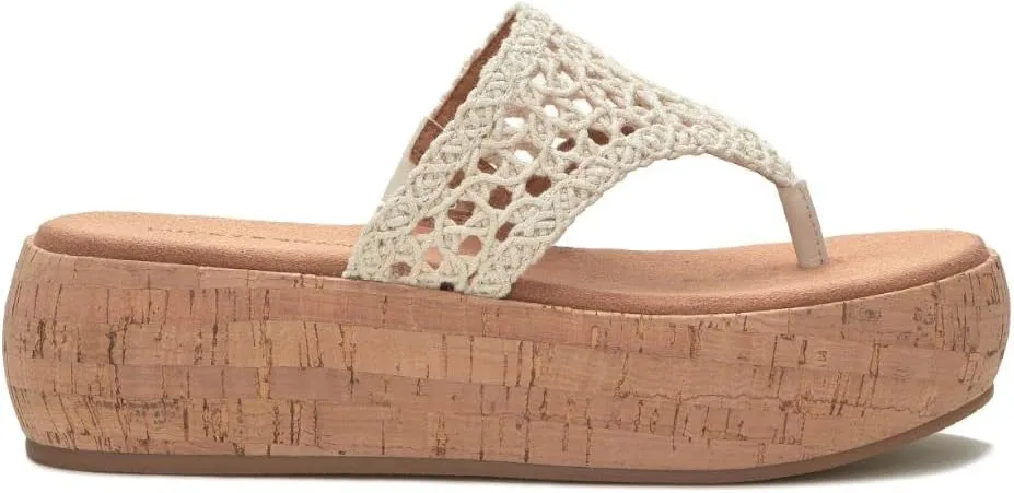 Lucky Brand Women's Jaslene Platform Thong Sandal Wedge