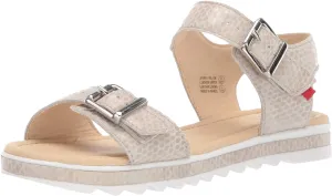 Marc Joseph New York Unisex-Child Kids Boys/Girls Leather Made in Brazil Buckle Sandal Loafer
