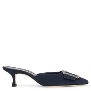 Maysale pearl 50 navy mules