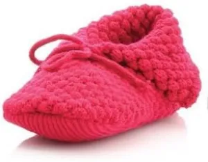 MeMoi Honeycomb Fluff Slipper MF4-1516-RED Red - S-M