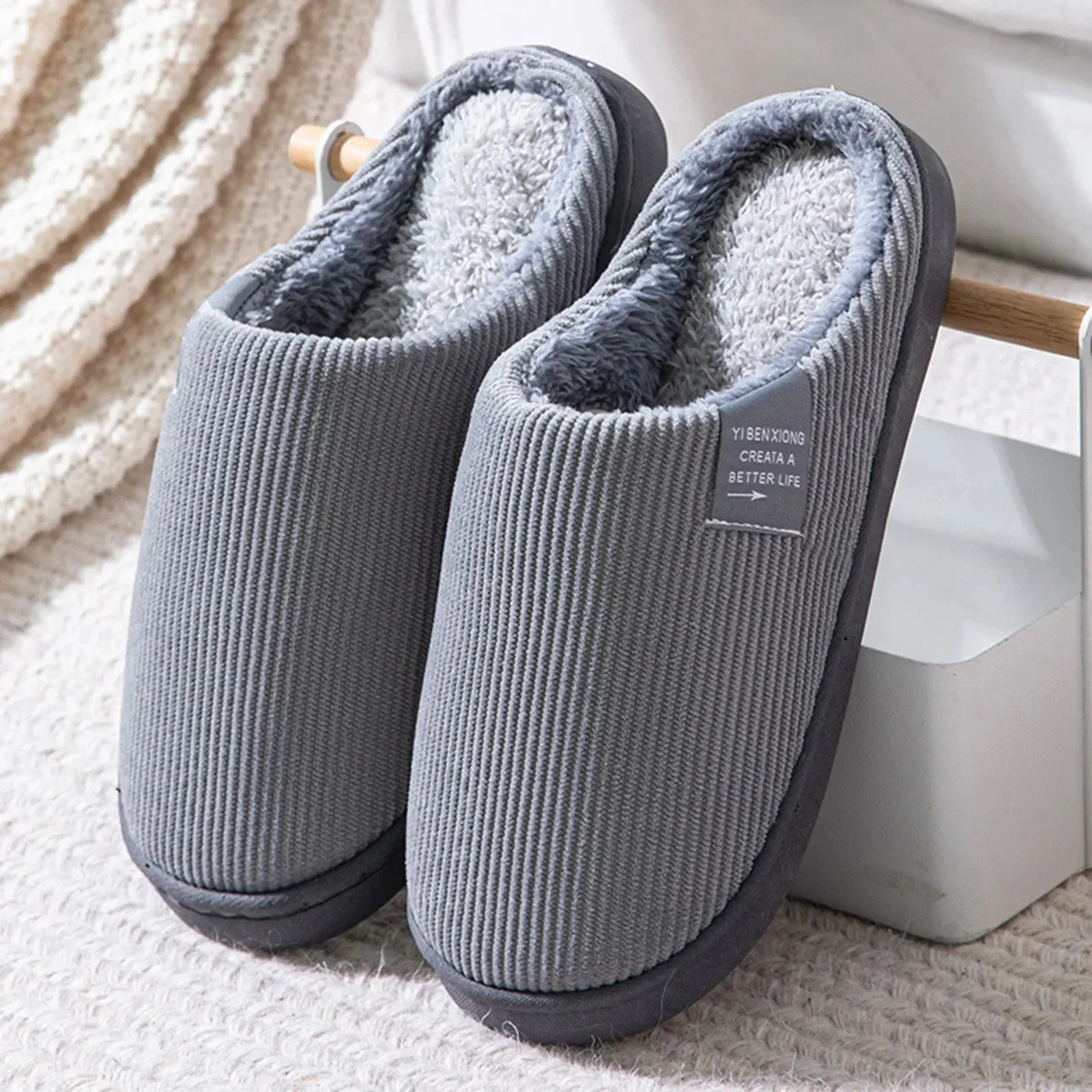 Men's Casual Thick House Slippers