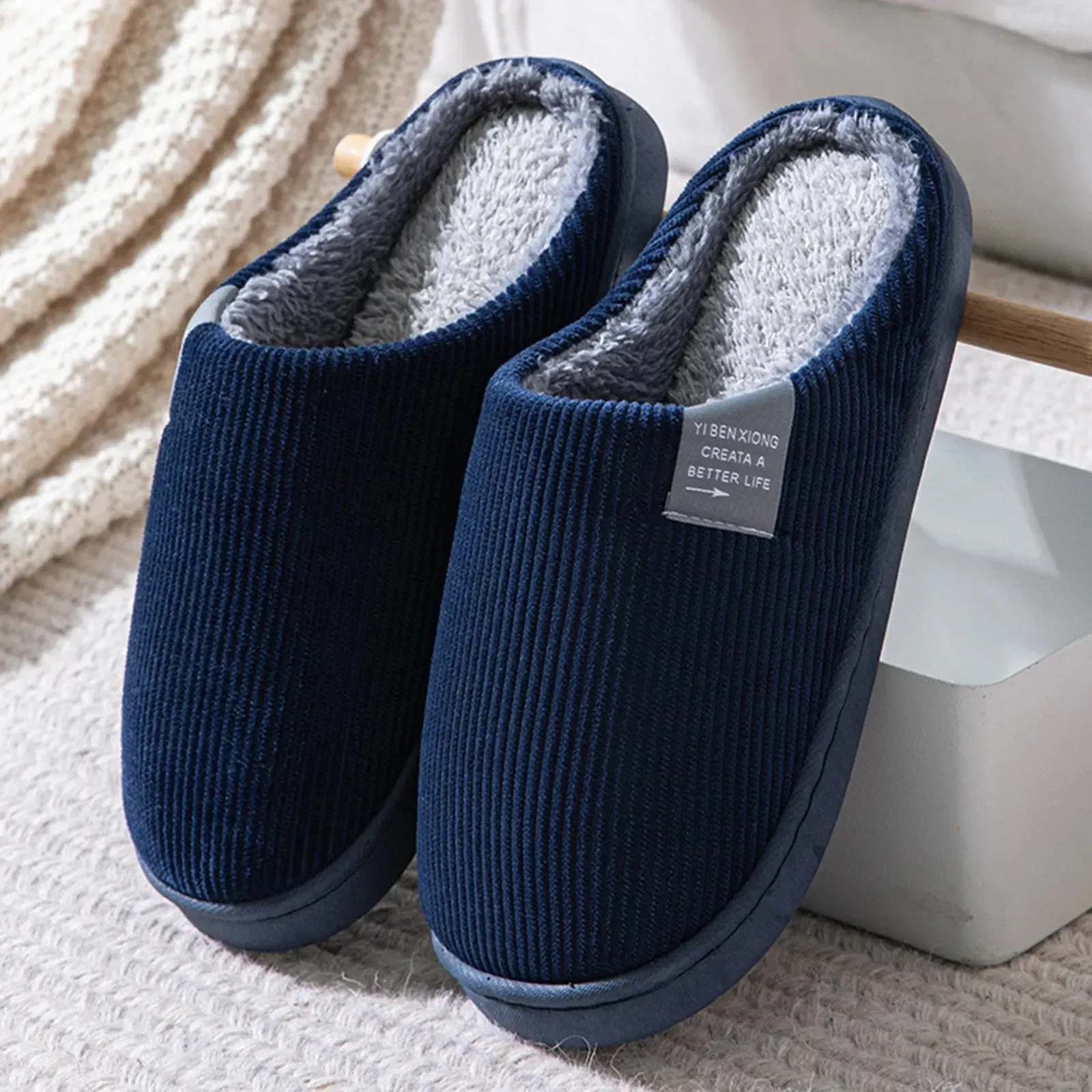 Men's Casual Thick House Slippers